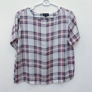 Topshop Check Plaid Tee Lydia Martin Teen Wolf